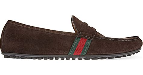 gucci kanye suede drivers|GUCCI .